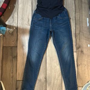 a:glow Blue Skinny Jeans with Stretch